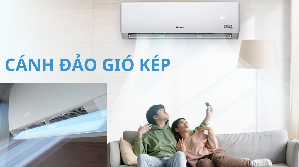 Điều hòa Gree 12000 BTU 2 chiều inverter CHARM12HI