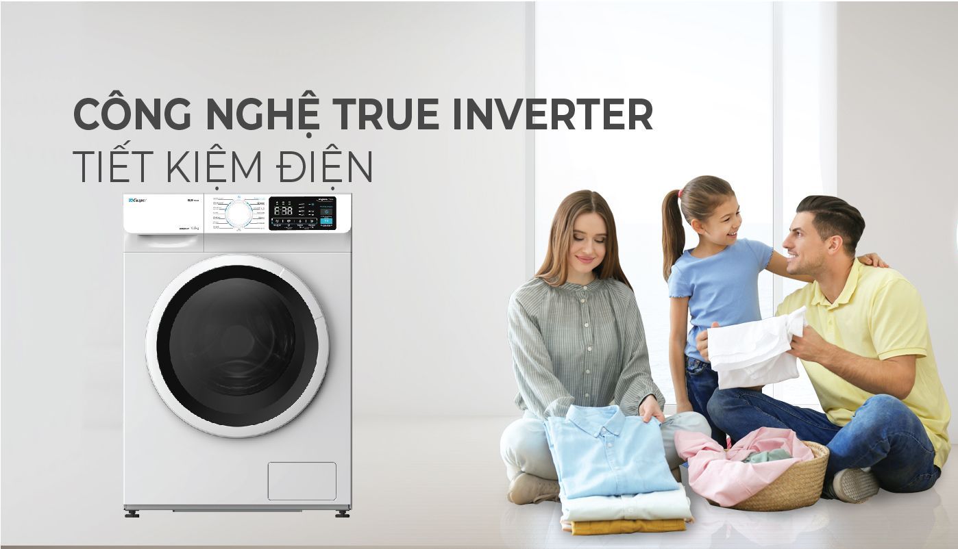 Máy giặt Casper inverter WF-105I140BWC 10.5kg