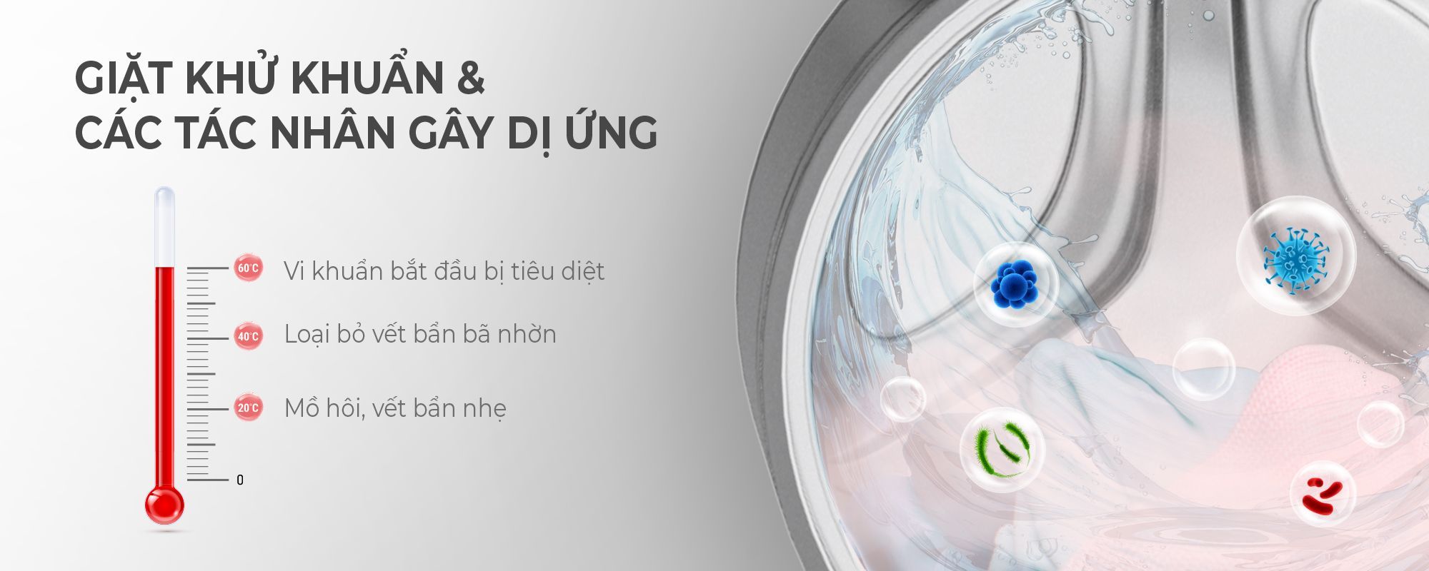 Máy giặt lồng ngang Casper inveter 10,5kg WF-105i150BGB