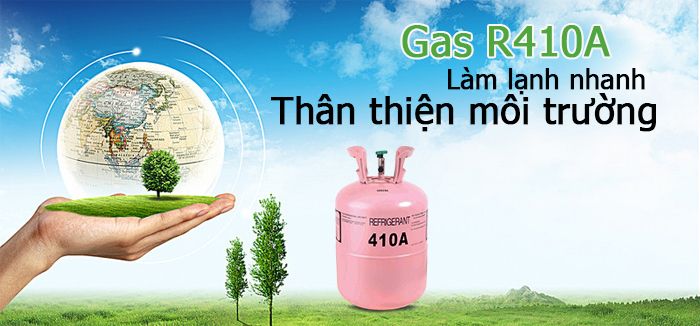 Giải pháp gas R410A thân thiện với môi trường