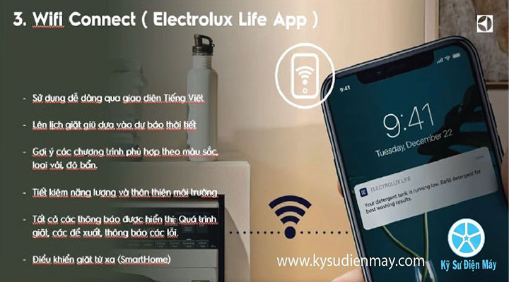 Máy sấy Heatpump Electrolux 9kg EDH903R9WB