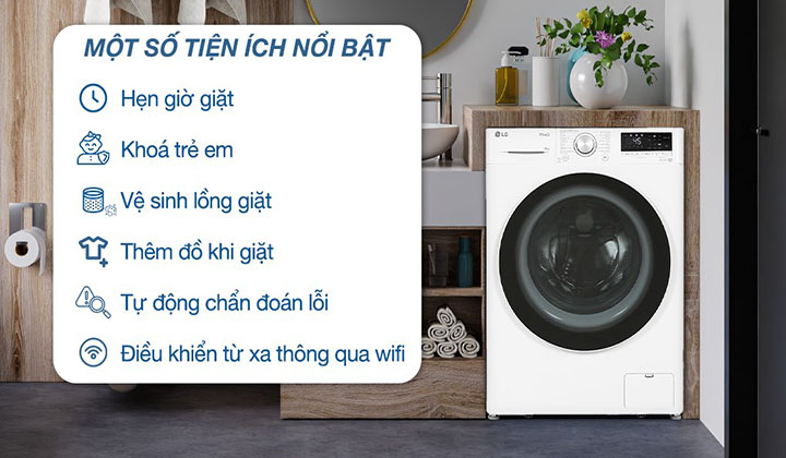 máy giặt LG FV1410S4W1