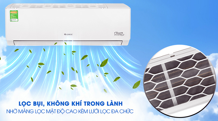 điều hòa Gree 9000btu Inverter GWC09PB-K3D0P4