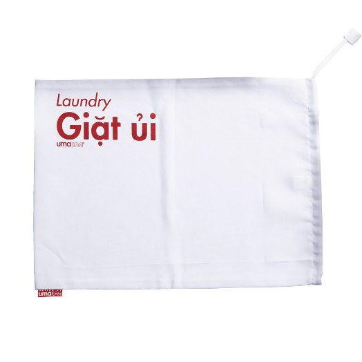 Túi đựng đồ giặt Lynn - Vải - Lớn - Trắng