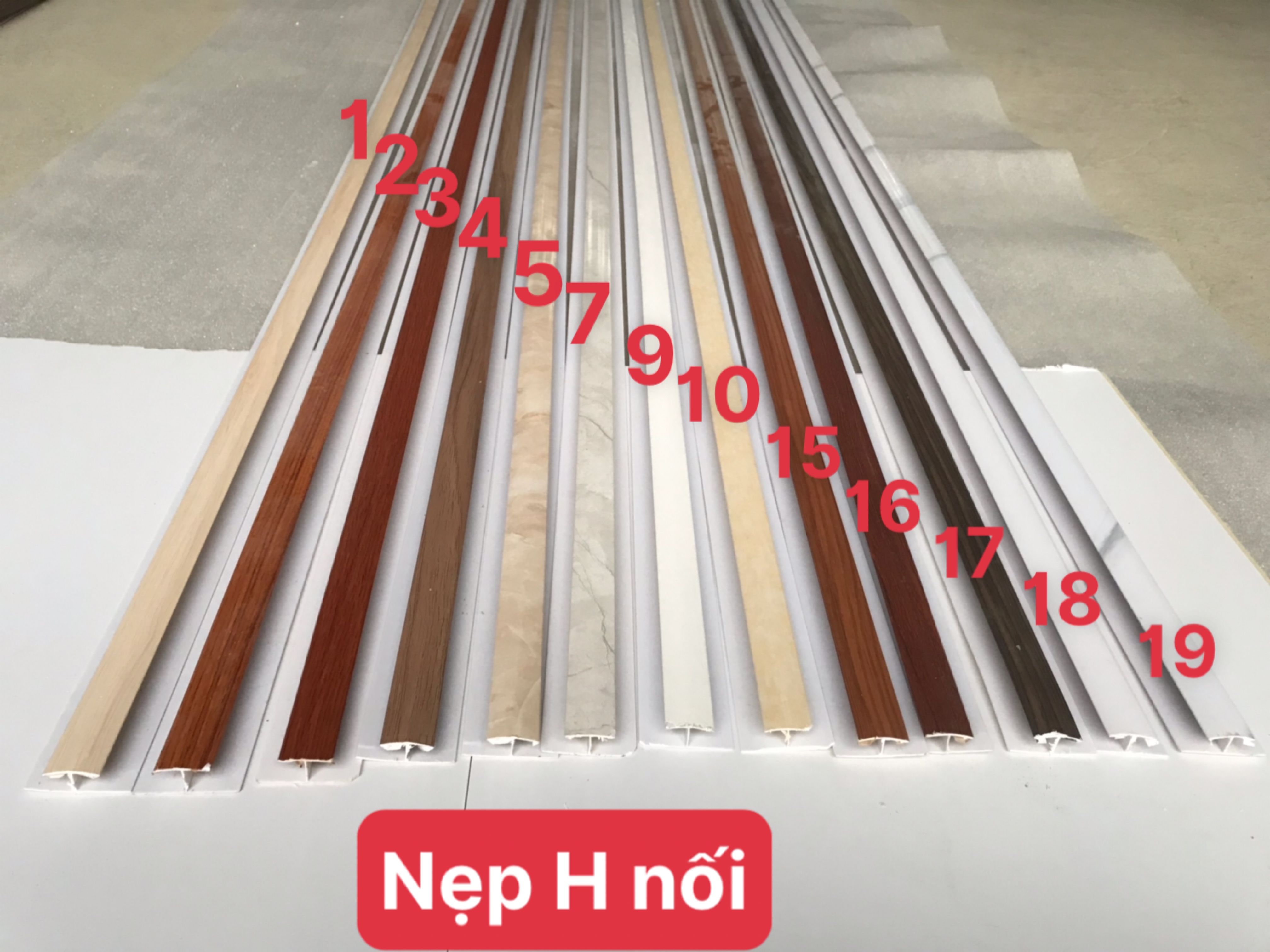 Nẹp H nối tấm Roy 15