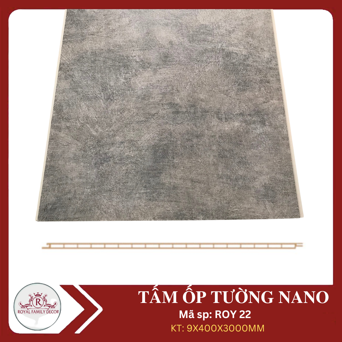 TẤM ỐP TƯỜNG NANO 3M ROY 22