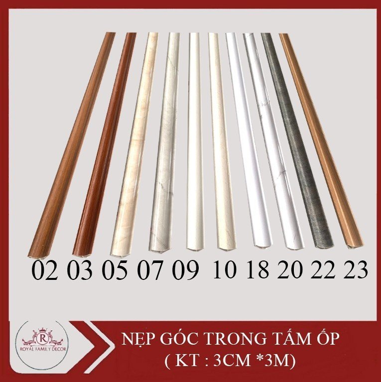 NẸP GÓC TRONG TẤM ỐP ROY 22