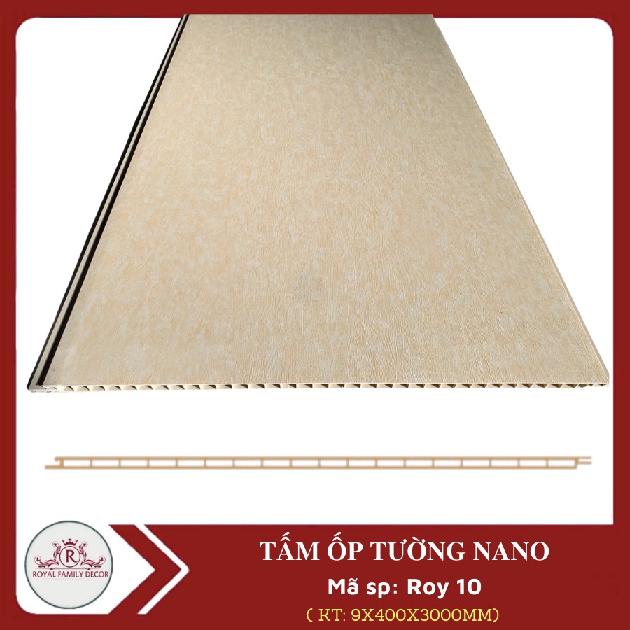 TẤM ỐP TƯỜNG NANO 3M ROY 10