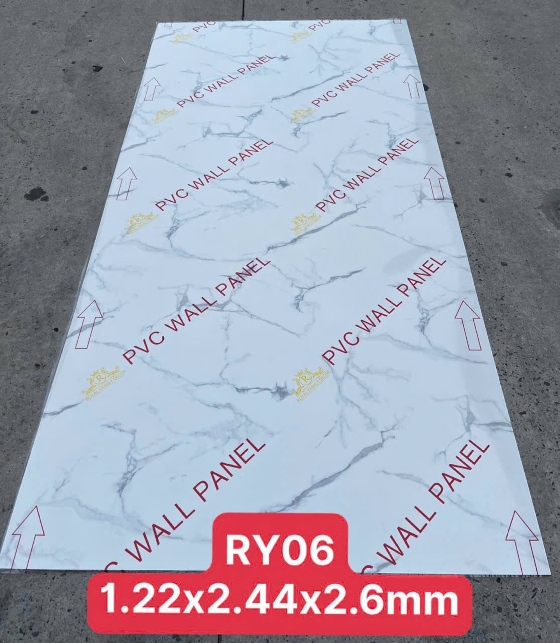 Tấm PVC vân đá 2.6mm Roy 06