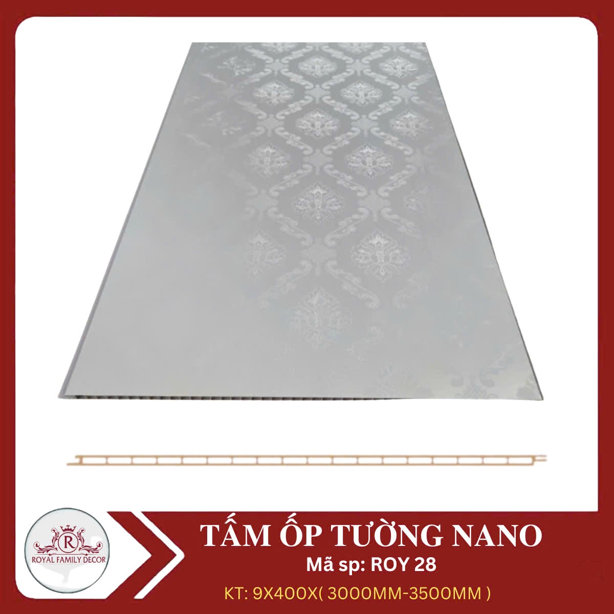 Tấm ốp nano cắt yêu cầu Roy 28