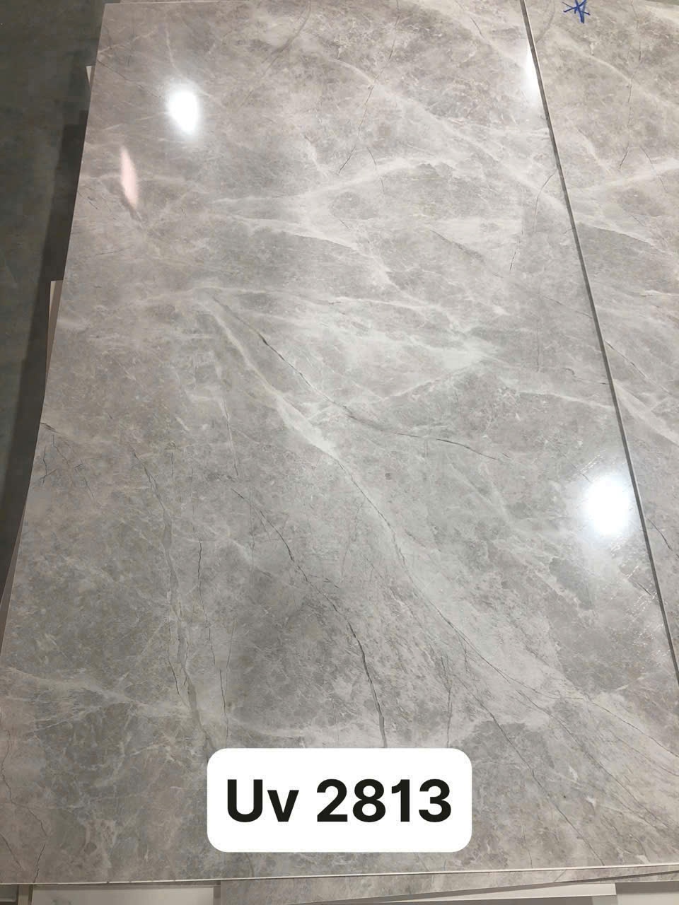 Tấm PVC vân đá 2.6mm vân đá xám (2813)