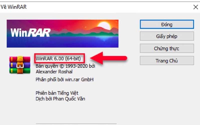 Khuyến khích nâng cấp WinRAR