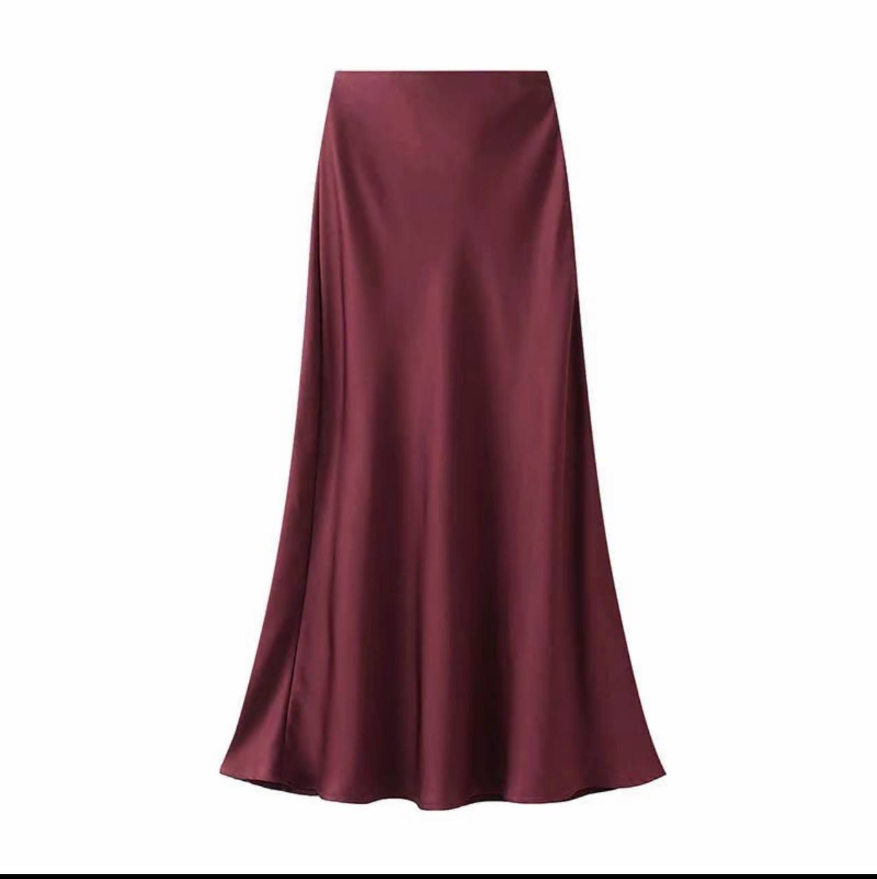 Chân Váy Lụa Trơn TN3260
