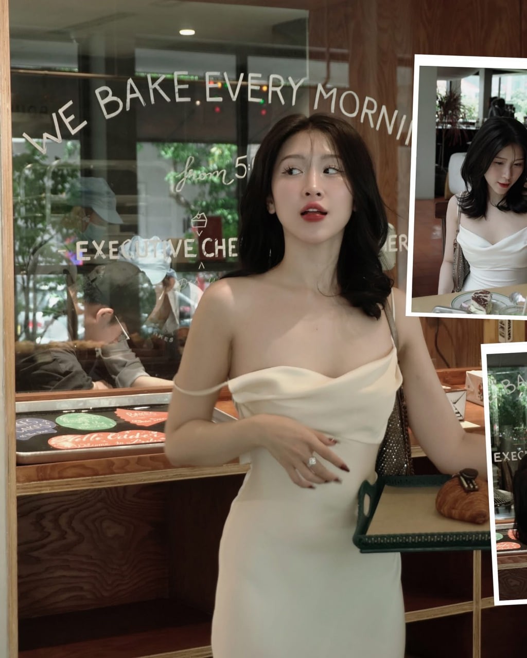 Đầm Lụa Cổ Đổ Dáng Dài