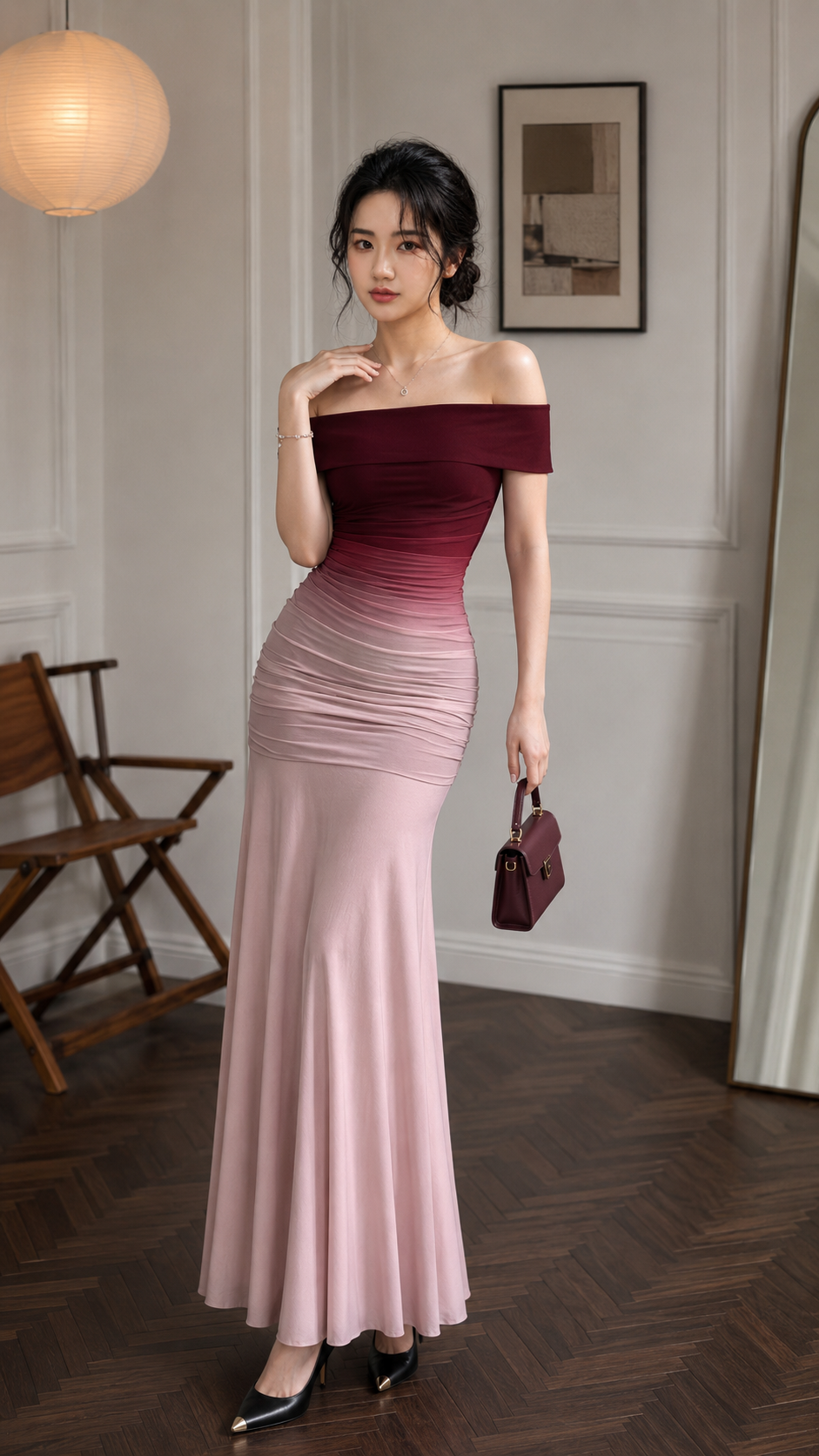 Đầm Body Ombre Sang Chảnh Tôn Dáng TN3161