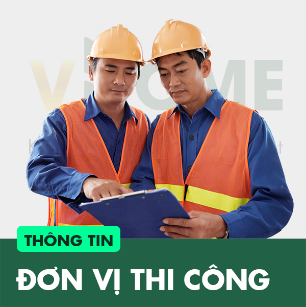 Thông tin dành cho đơn vị thi công