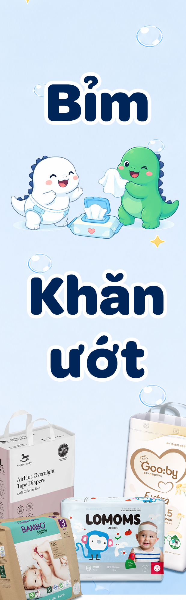 BỈM & KHĂN ƯỚT