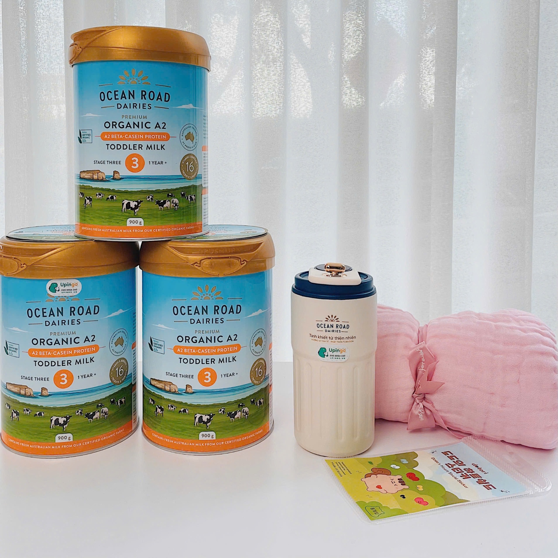 [Thùng 3 lon] Sữa Organic Ocean Road Dairies Số 3 cho bé từ 1 tuổi trở lên