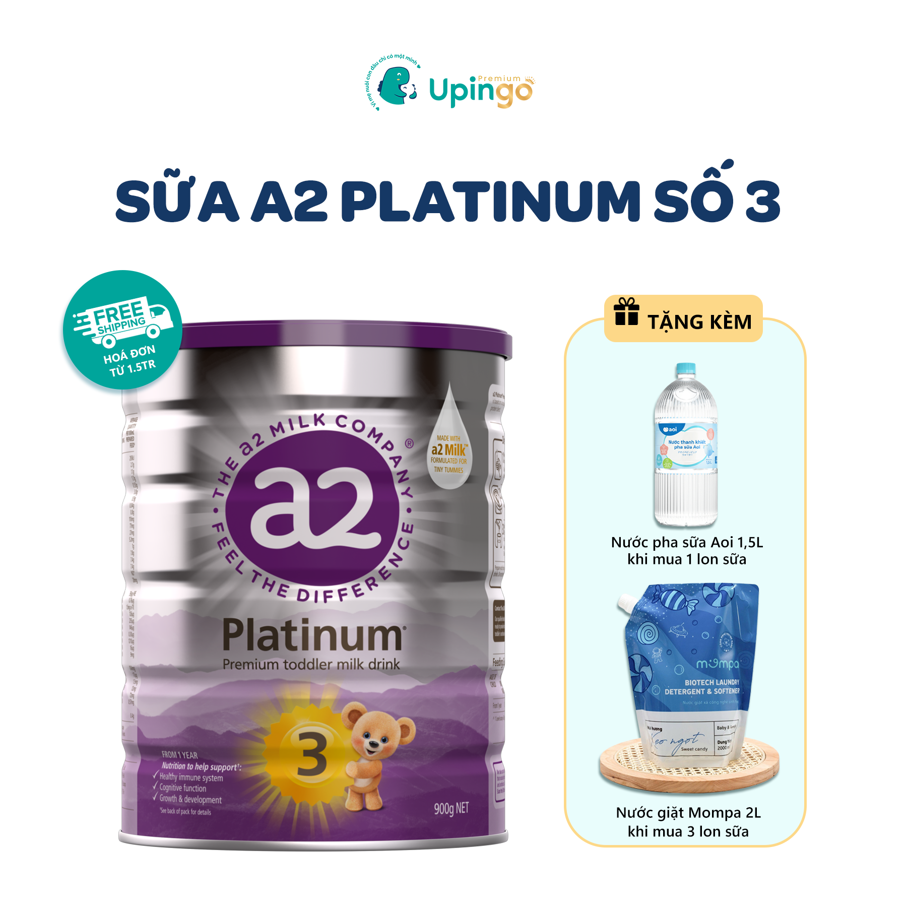 Sữa A2 Platinum Step 3 (1-3 tuổi) – 900g
