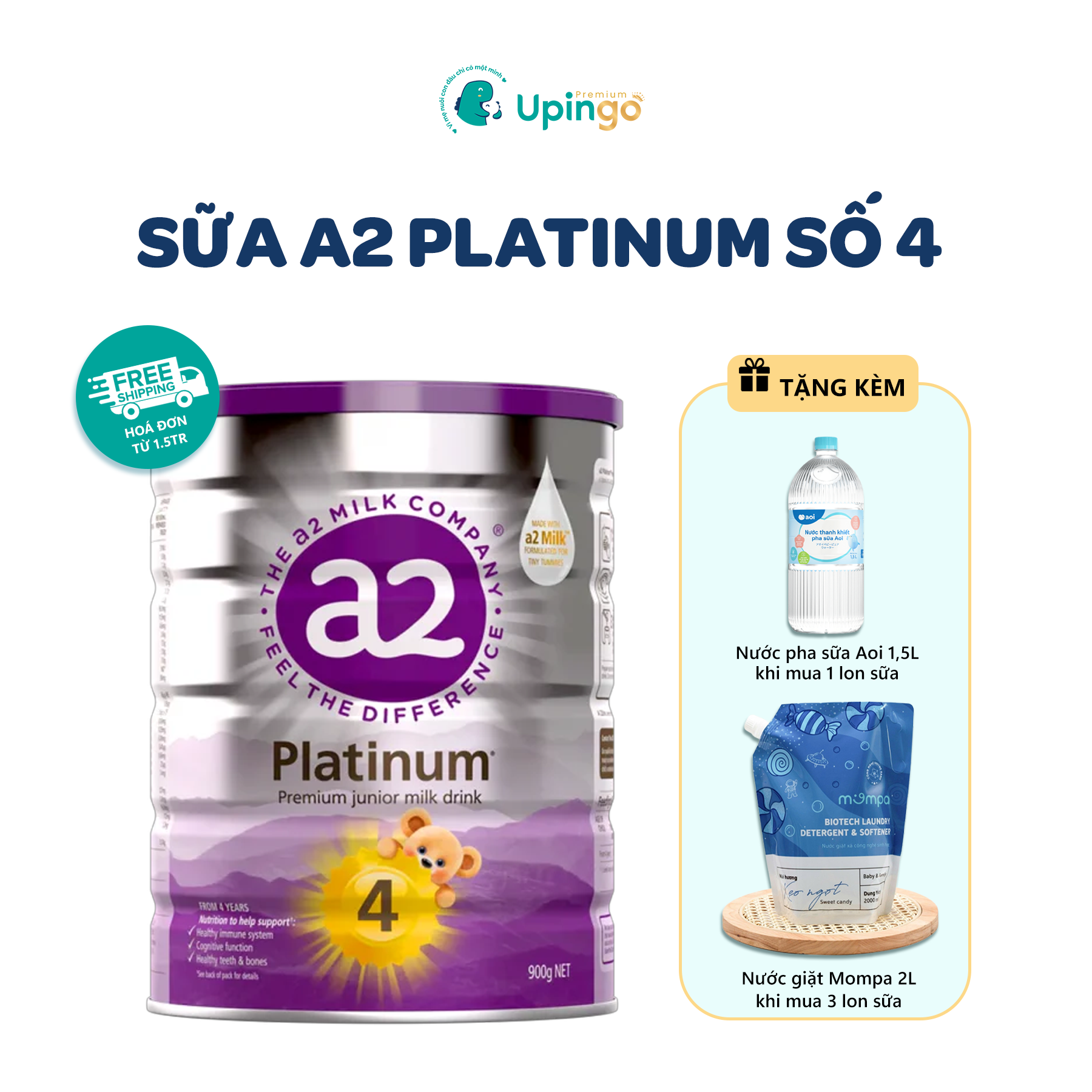 Sữa A2 Platinum Step 4 (Từ 3 tuổi) – 900g