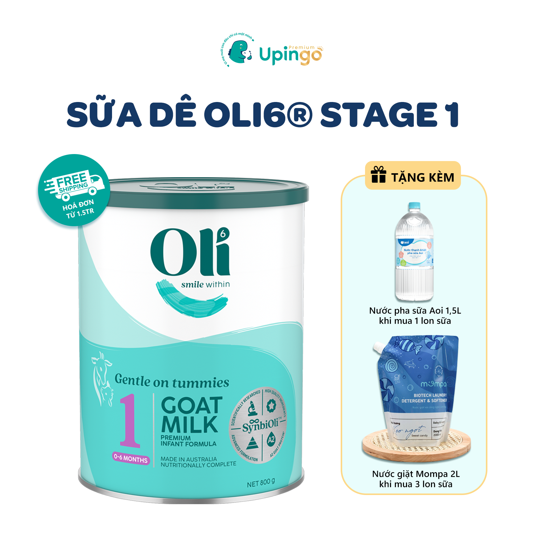 Sữa Dê Oli6® Stage 1 – Dinh Dưỡng Hoàn Hảo Cho Bé Sơ Sinh