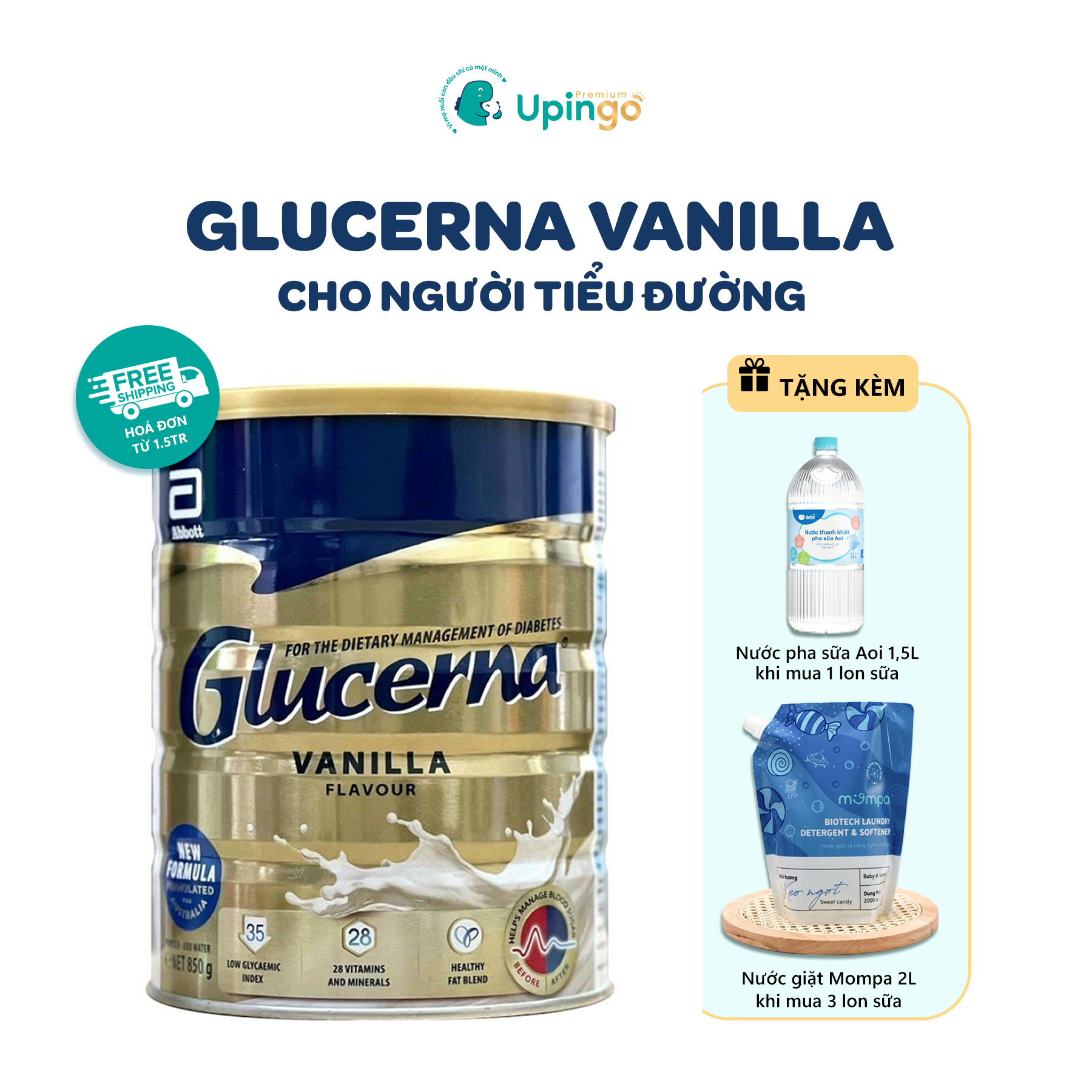 Sữa bột Glucerna hương Vanilla – 850g