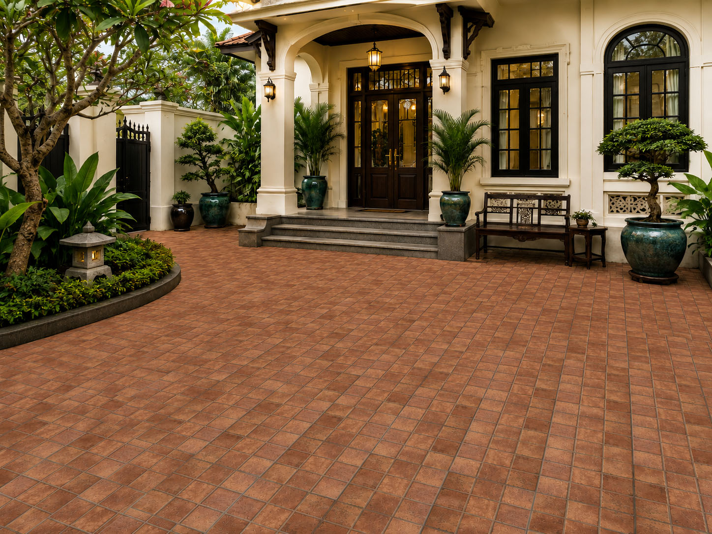 gạch lát sân màu cam đất 40x40 lat san kiến trúc indochine.jpg