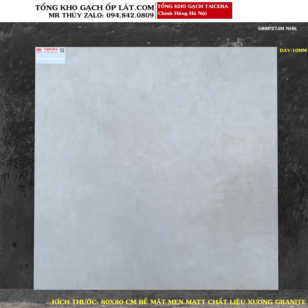 Gạch lát nền Taicera 80x80 G88P27JM Loại 1