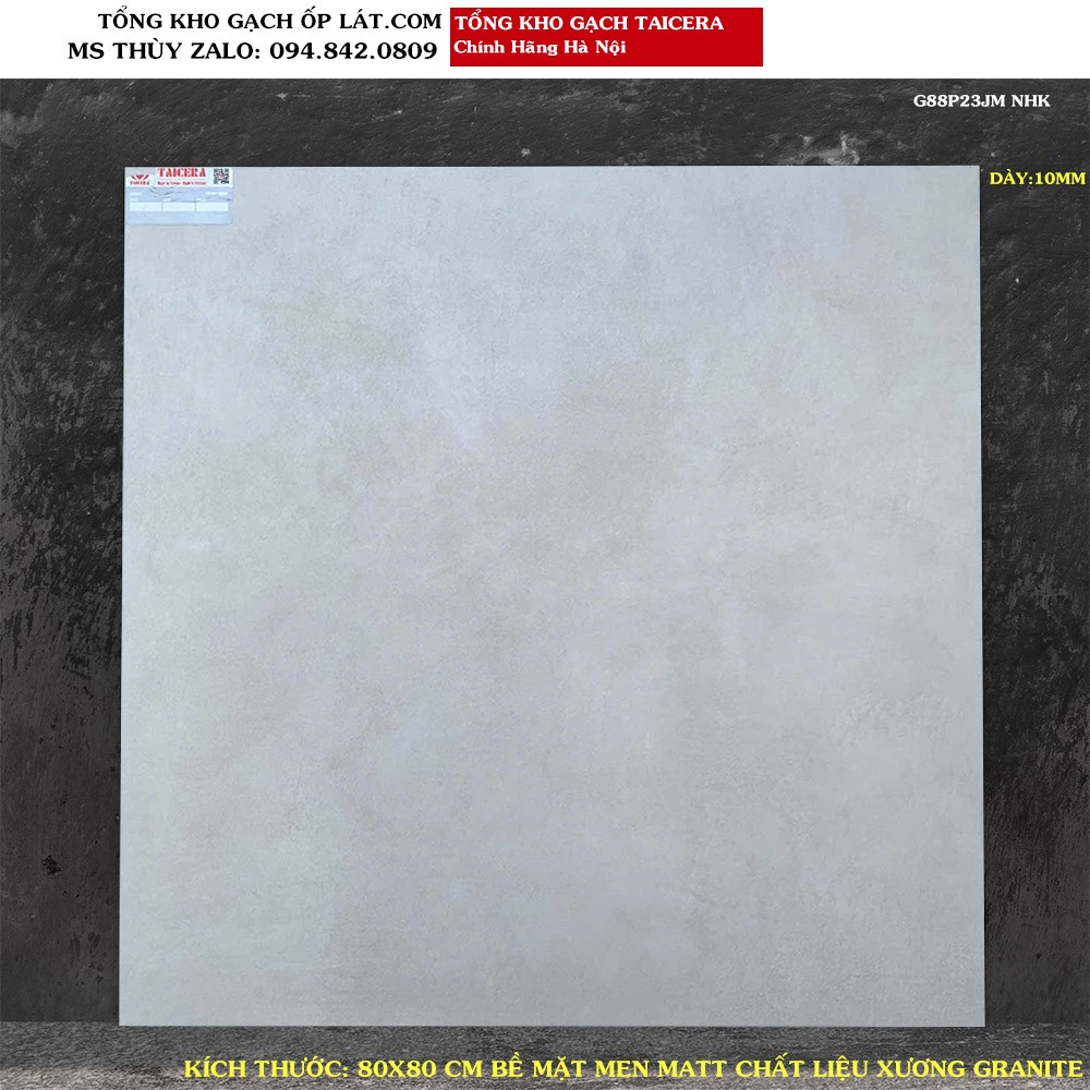 Gạch giả bê tông Taicera 80x80 G88P23JM Loại 1