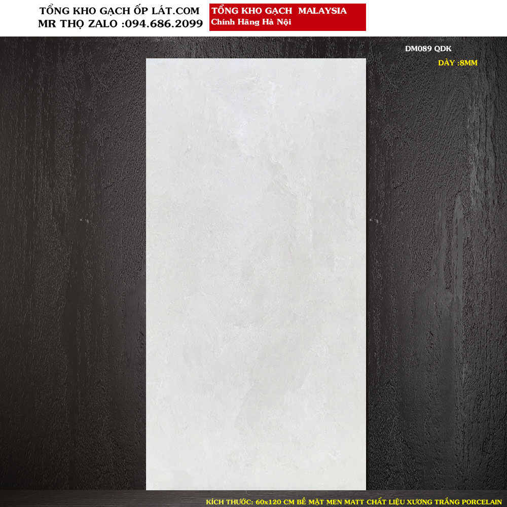 Gạch Malaysia 600x1200 mm DM089 Loại 1