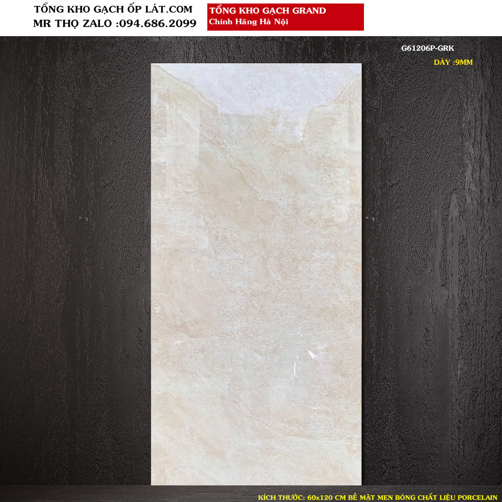 Gạch VÂN ĐÁ VÀNG GRAND 60X120 CM G61206P