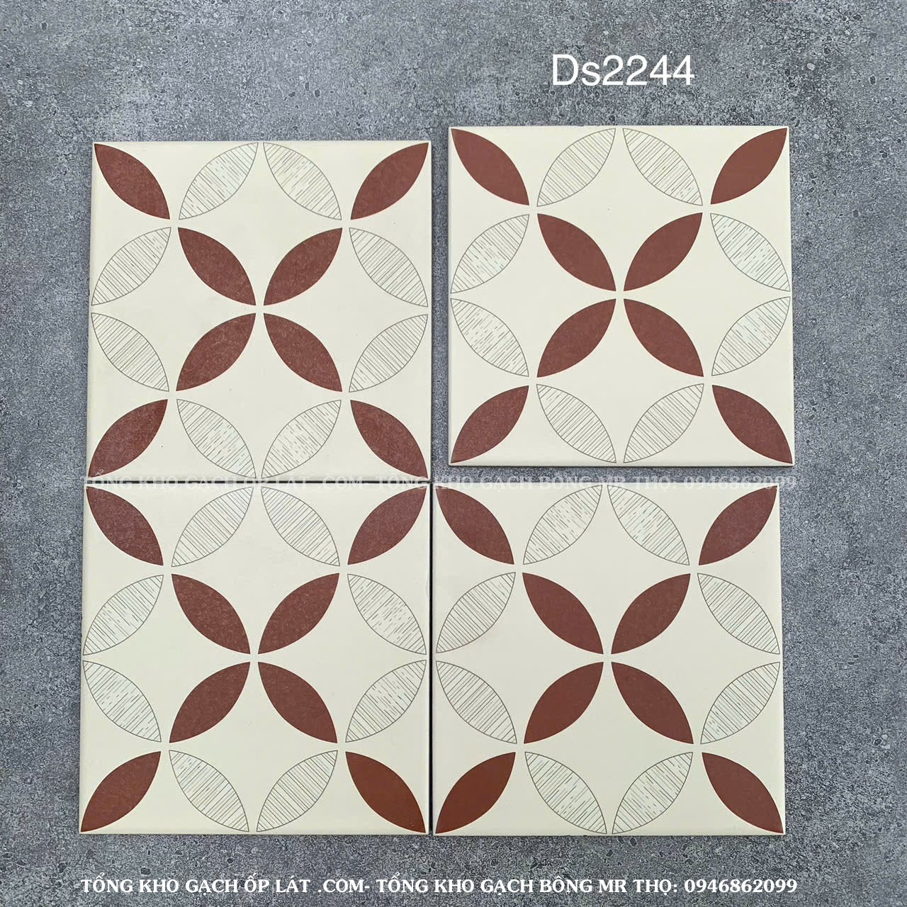 Gạch bông cổ điển 20x20 DS2344 Loại 1