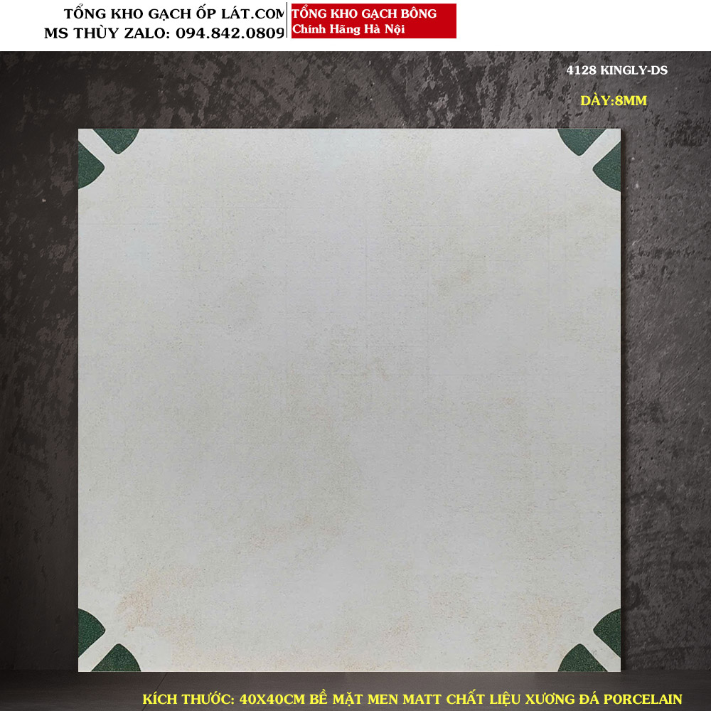 Gạch bông cổ điển 40x40 4128