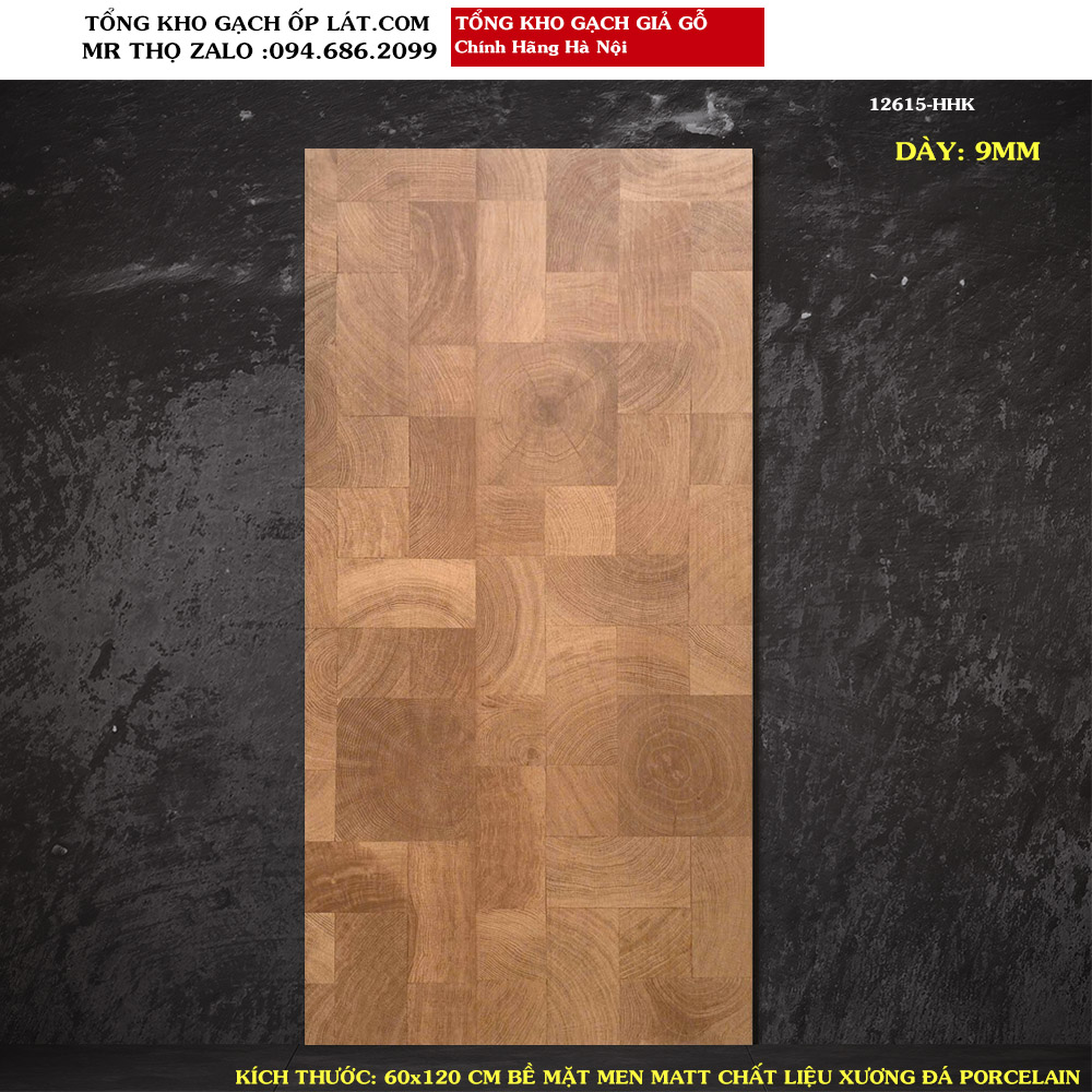 Gạch giả gỗ lát nền 60x120 cm 61215