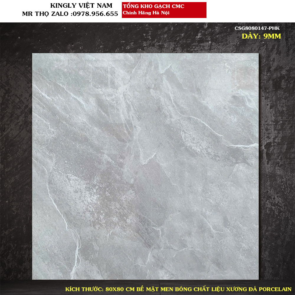 Gạch lát nền CMC 80X80 CSG8080147 Loại A