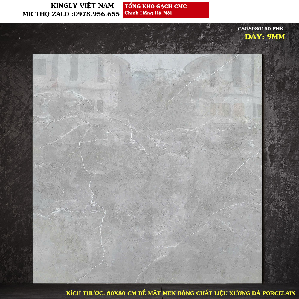 Gạch lát nền CMC 80X80 CSG8080150 Loại A