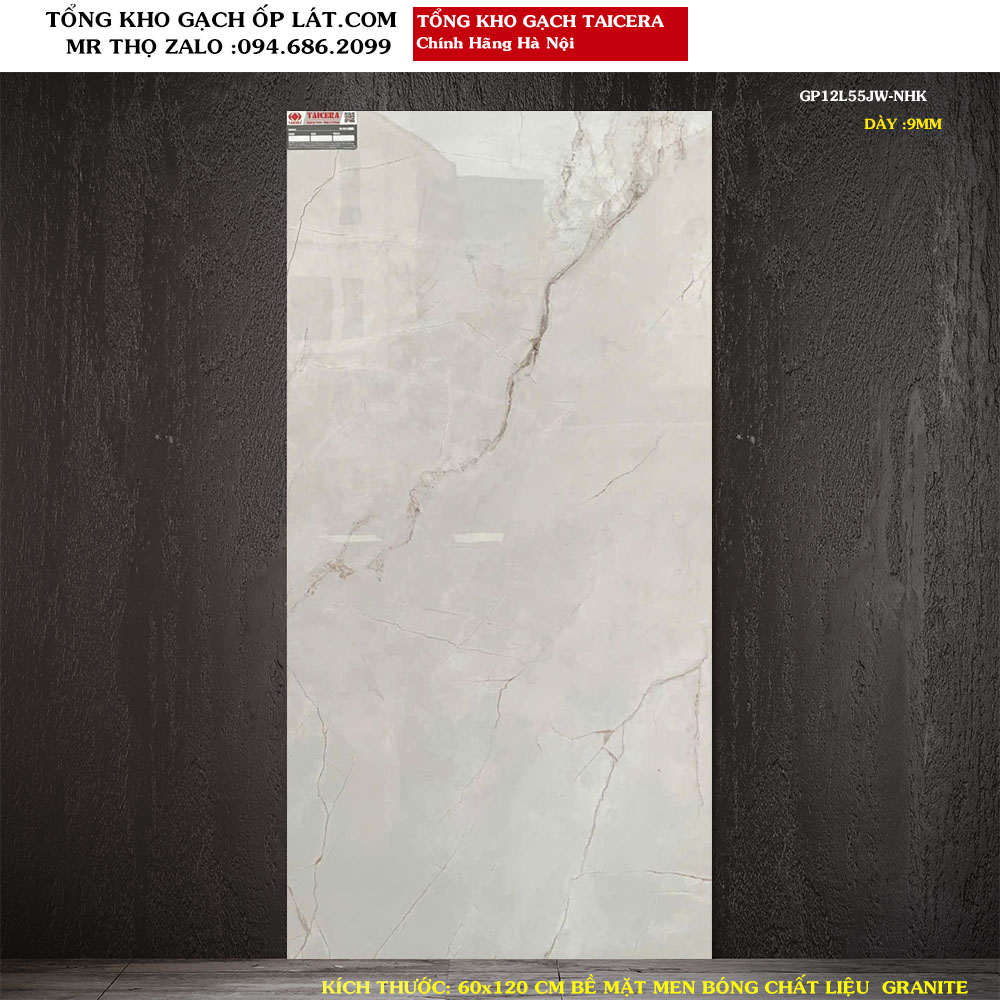 Gạch lát nền Granite Taicera 60x120 cm GP12L55JW Loại 1