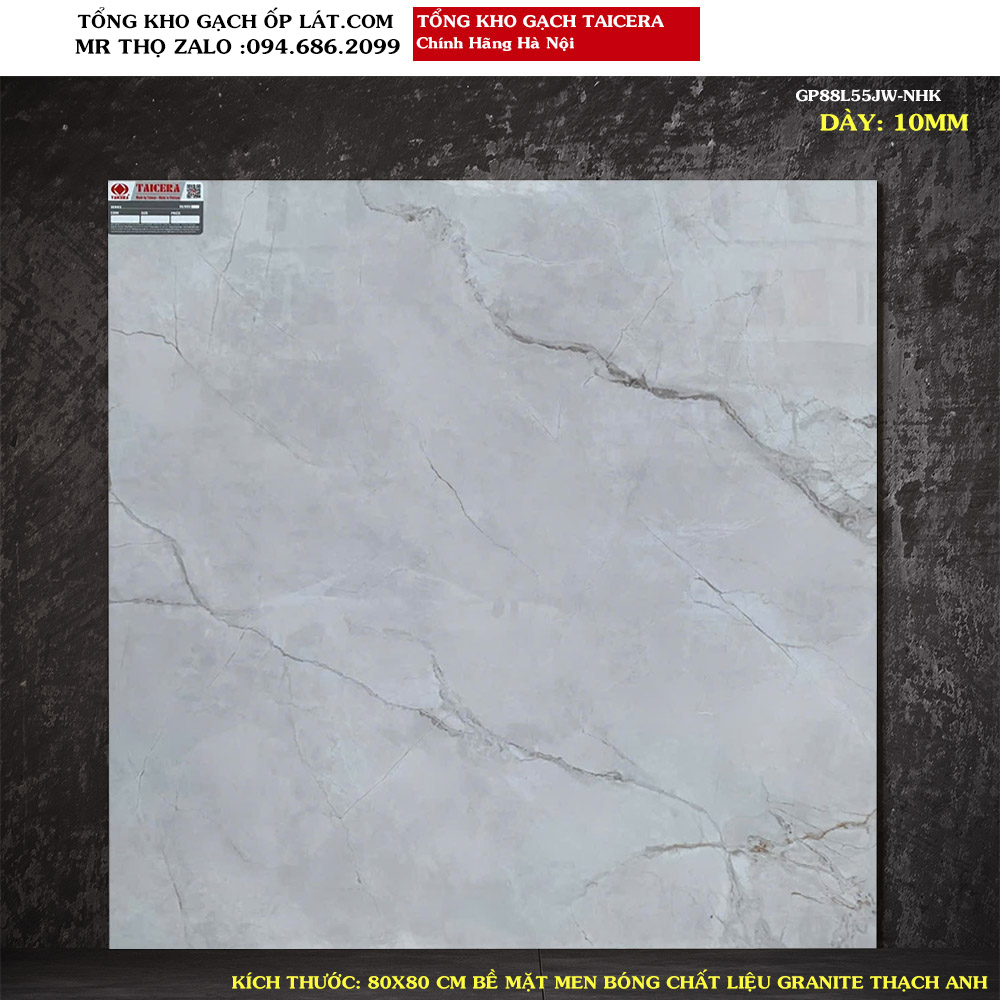 Gạch lát nền Granite Taicera 80x80 cm GP88L55JW Loại 1