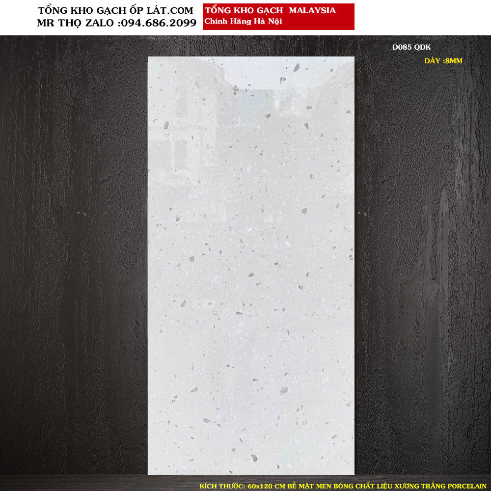 Gạch lát nền Terrazzo 60x120 cm D085