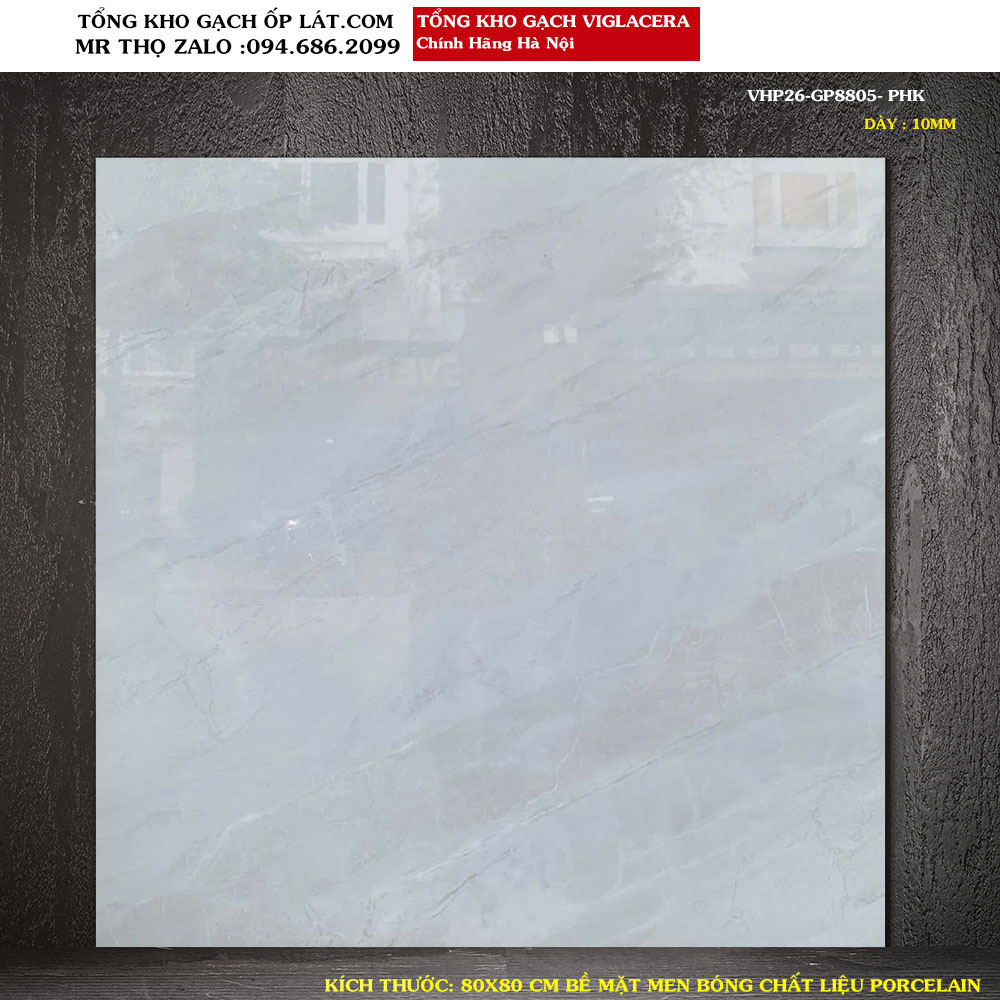 Gạch lát nền Viglacera 80x80 VHP26-GP8805 Loại 1