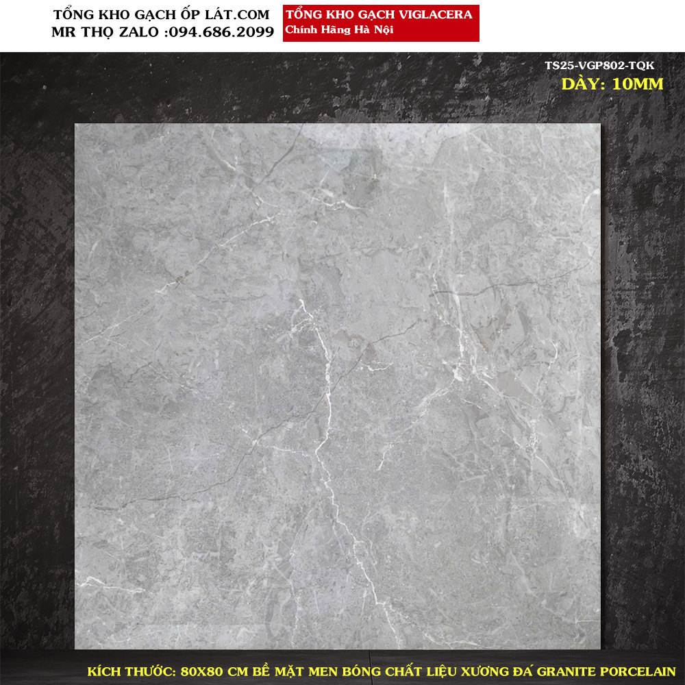 Gạch lát nền viglacera 80x80 TS25-VGP802 Loại A1