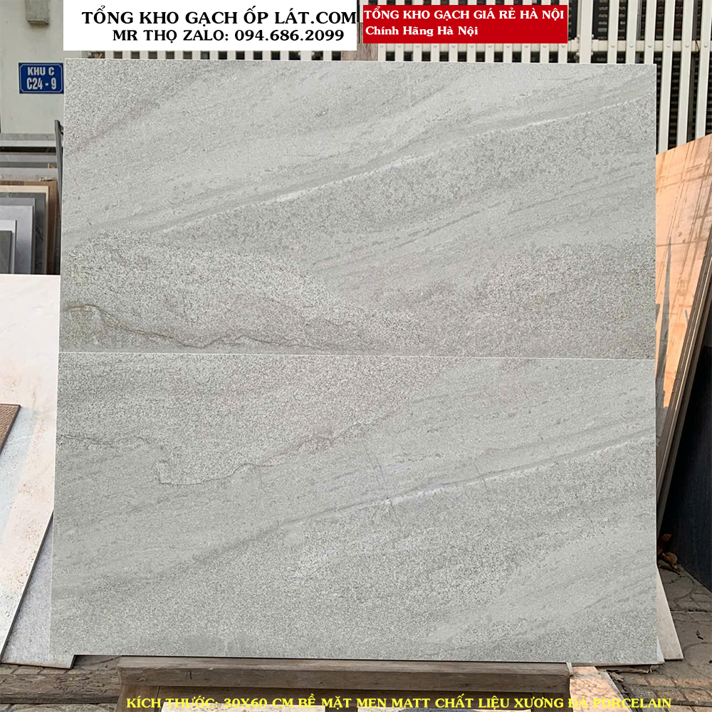 Gạch ốp tường 30x60 giá rẻ men matt MIKADO AF36662 Loại A