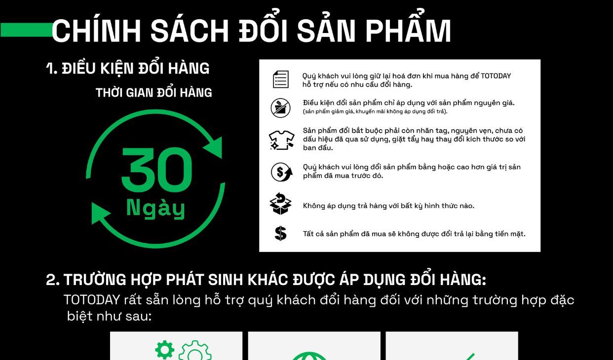 CHÍNH SÁCH BẢO HÀNH - ĐỔI TRẢ - HOÀN TIỀN