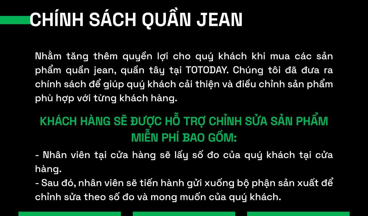 CHÍNH SÁCH SẢN PHẨM