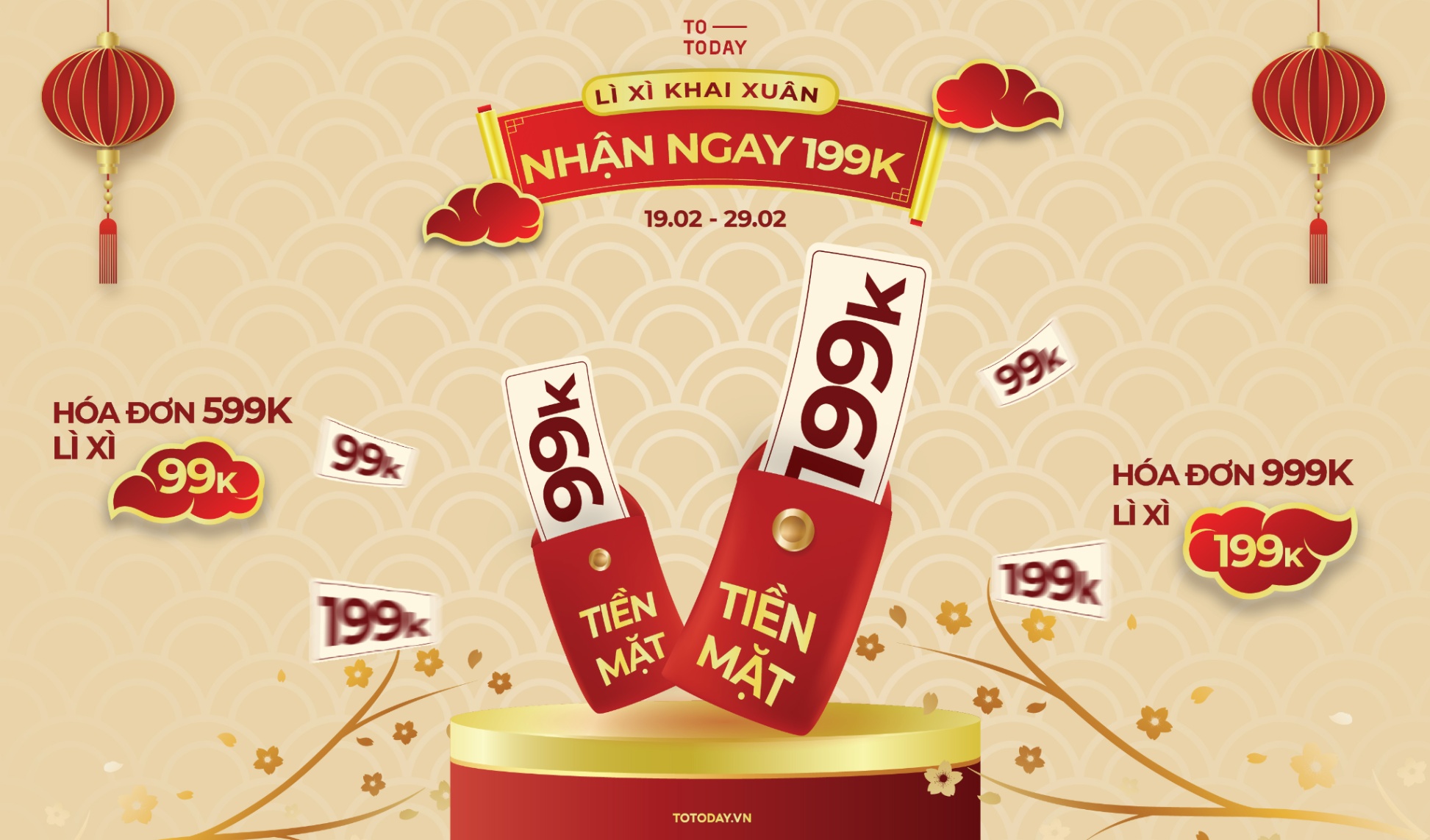 🧧 KHAI XUÂN NHƯ Ý - NHẬN NGAY LÌ XÌ 199K