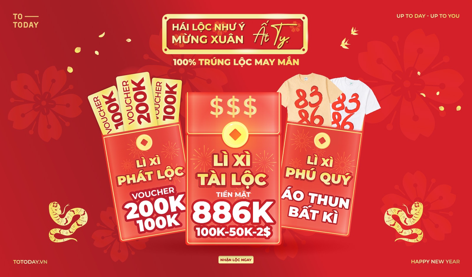 🧧 LÌ XÌ SỚM GIÁ TRỊ LÊN ĐẾN 886K CHỈ CÓ TẠI TOTODAY