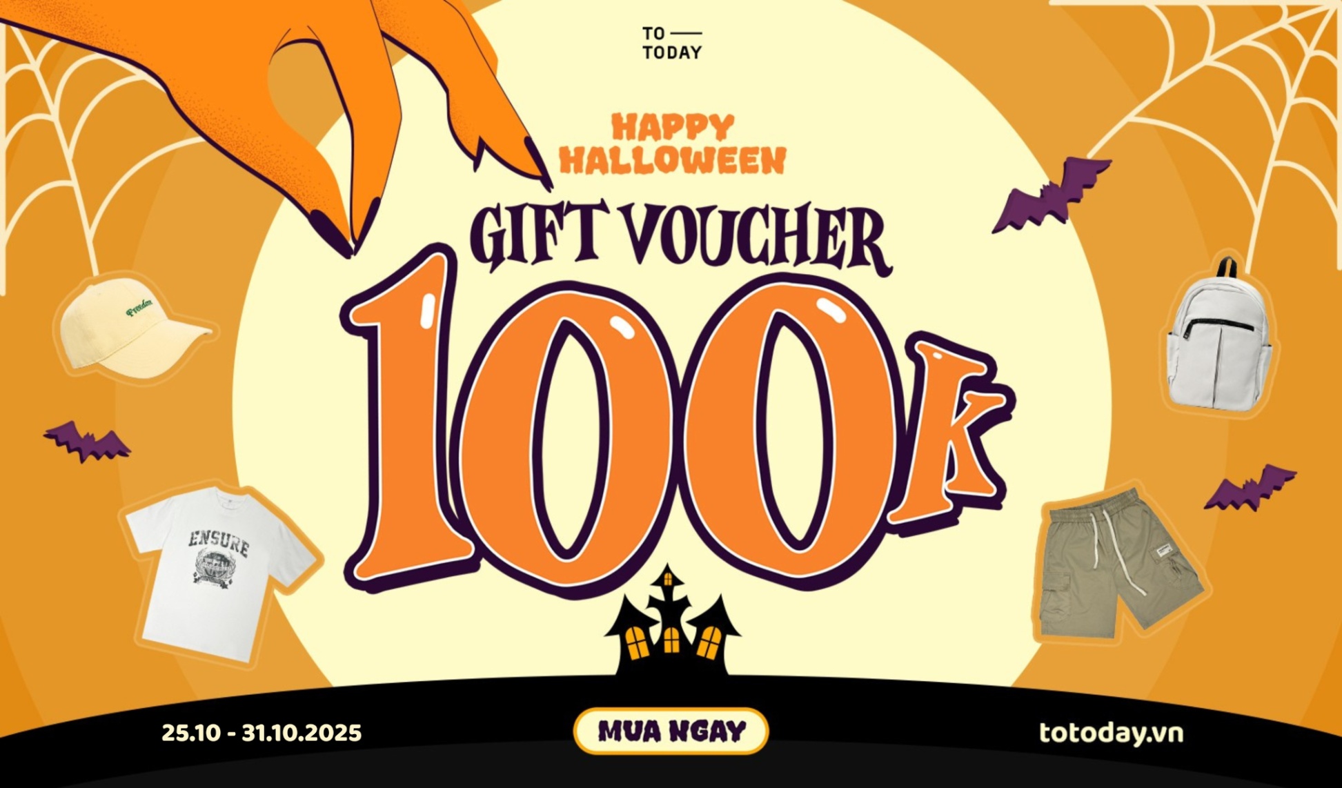 🎃HAPPY HALLOWEEN - GIFT VOUCHER 100K 🎁