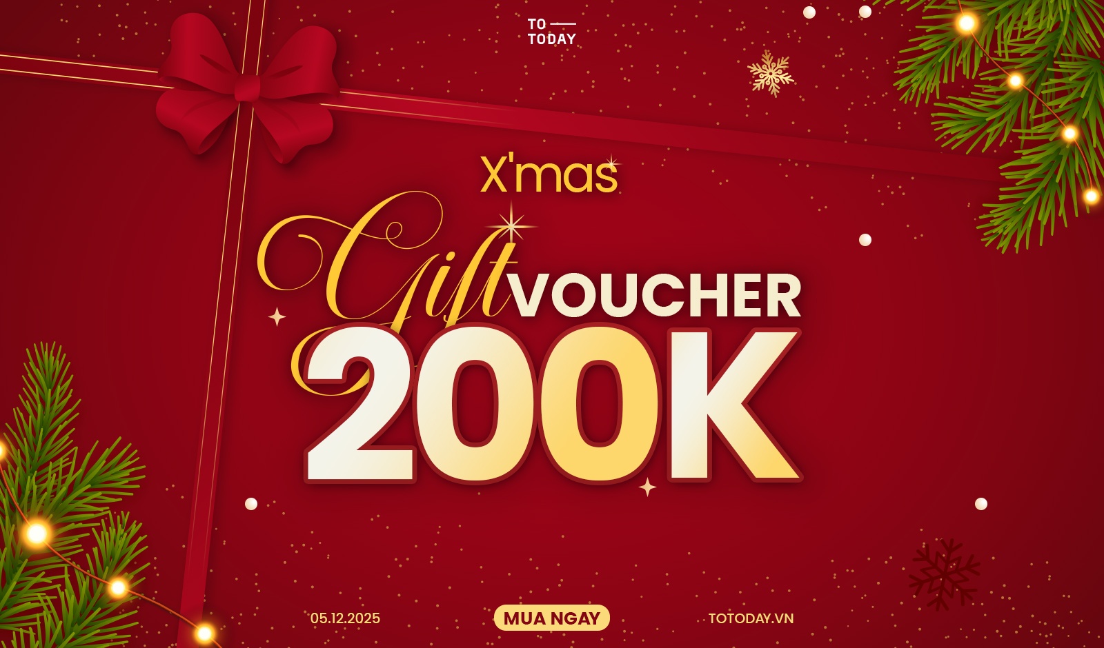 🎄X’MAS GIFT VOUCHER 200K🎁
