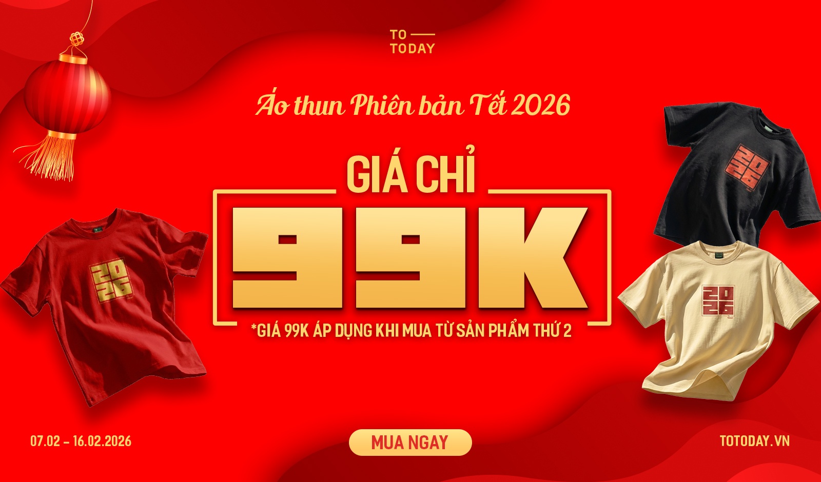 🎯CHÍNH THỨC MỞ BÁN ÁO THUN TẾT CHỈ VỚI 99K🔥