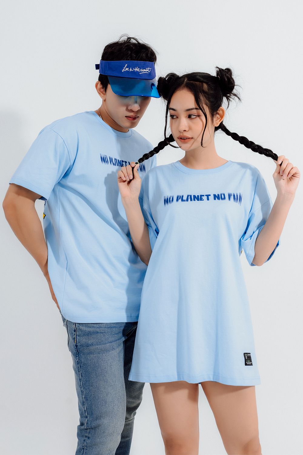 ÁO THUN UNISEX - TOTODAY - NO PLANET NO FUN